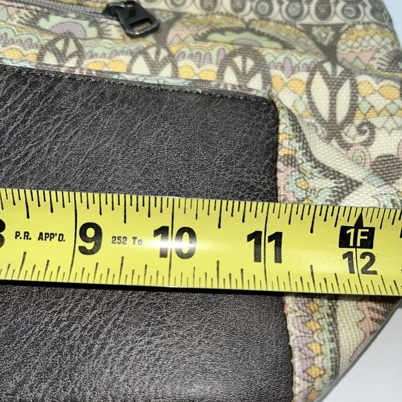 Sakroots Artist Circle Tote One World Beige Satchel Handbag Large - Picture 8 of 10